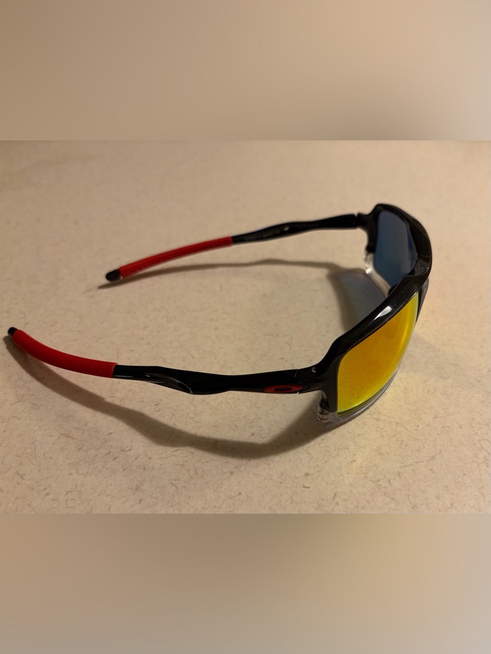 Oakley Triggerman Sunglasses, Black Ink / Ruby Iridium, OO9266-10